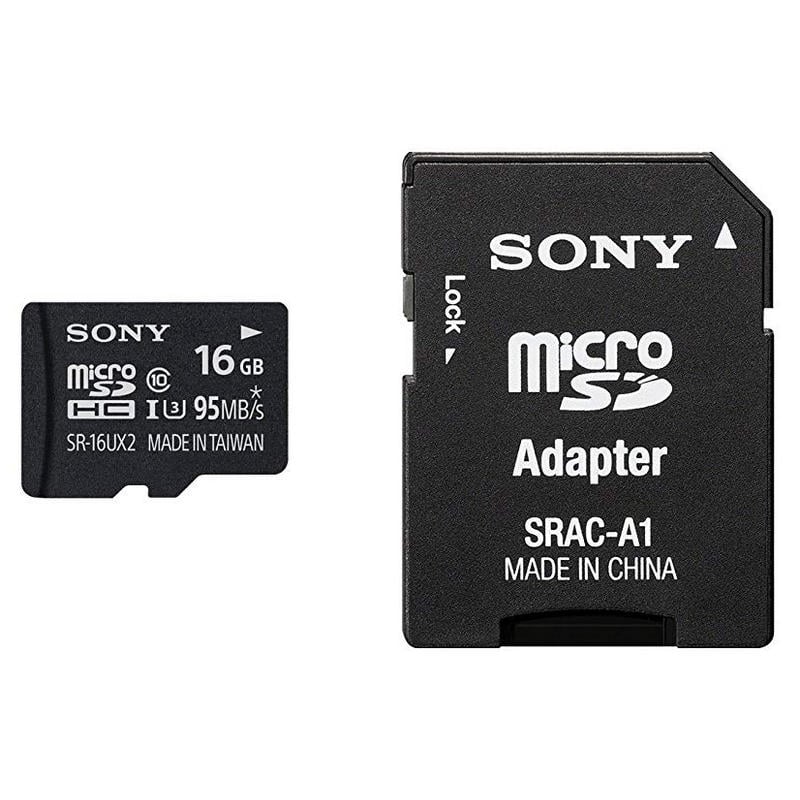 Sony microSDHC Expert 16GB Class 10 UHS-I U3 + Adaptador SD