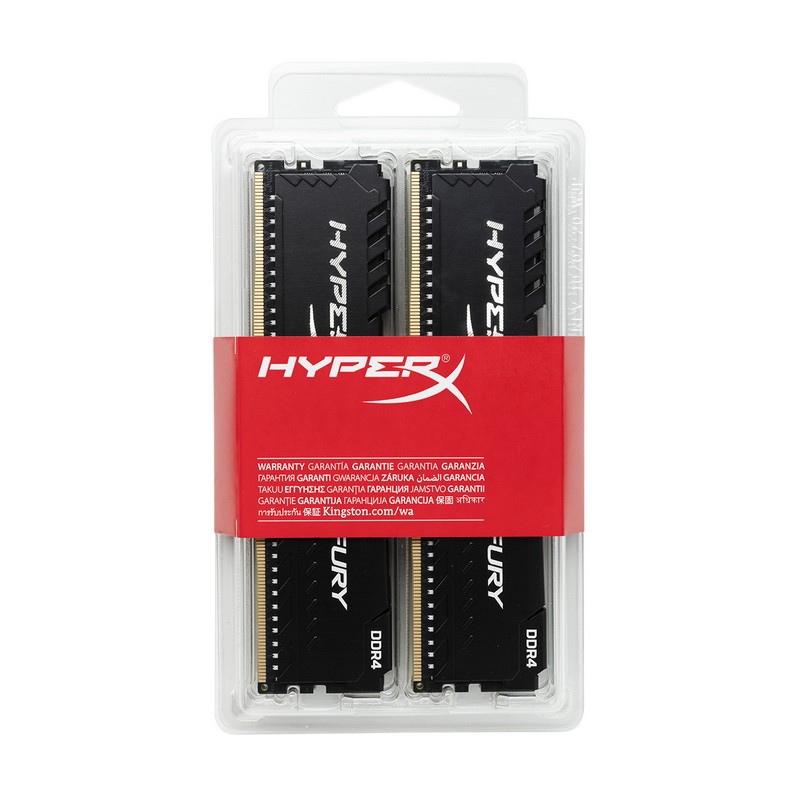 Kingston HyperX Fury Black 64GB DDR4 2400Mhz PC-19200 (4x16GB