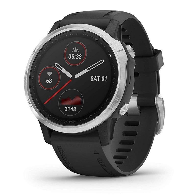 Garmin Fénix 6S 42mm Plata/Negro con Correa Negra Garmin Fénix 6S 42mm Plata/Negro con Correa Negra