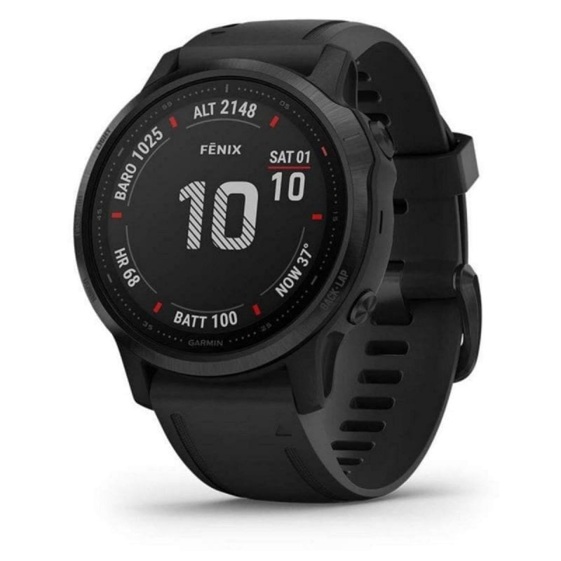 Garmin Fénix 6S Pro 42mm Negro con Correa Negra Garmin Fénix 6S Pro 42mm Negro con Correa Negra