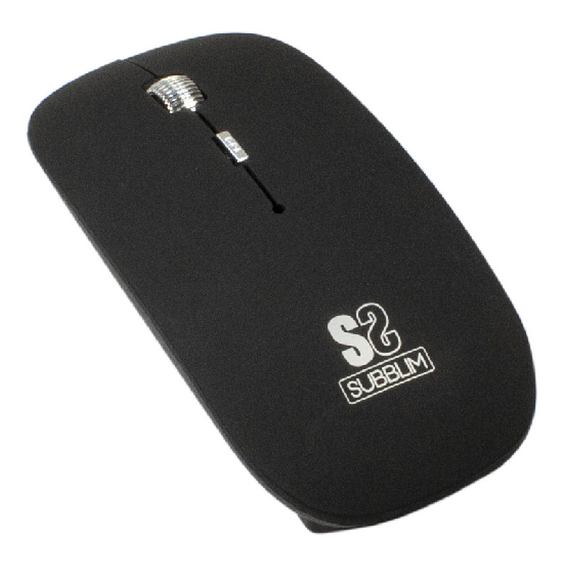 Subblim Flat Ratón Inalámbrico Bluetooth 1600DPI Negro Subblim Flat Ratón Inalámbrico Bluetooth 1600DPI Negro
