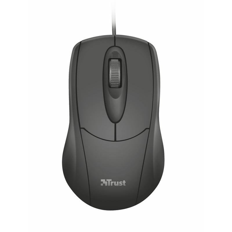 Trust Ziva Ratón Óptico 1200DPI Negro