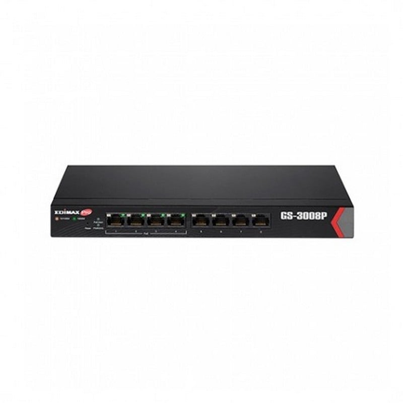 Image of Switch gestito Gigabit Ethernet Edimax Pro GS-3008P Nero