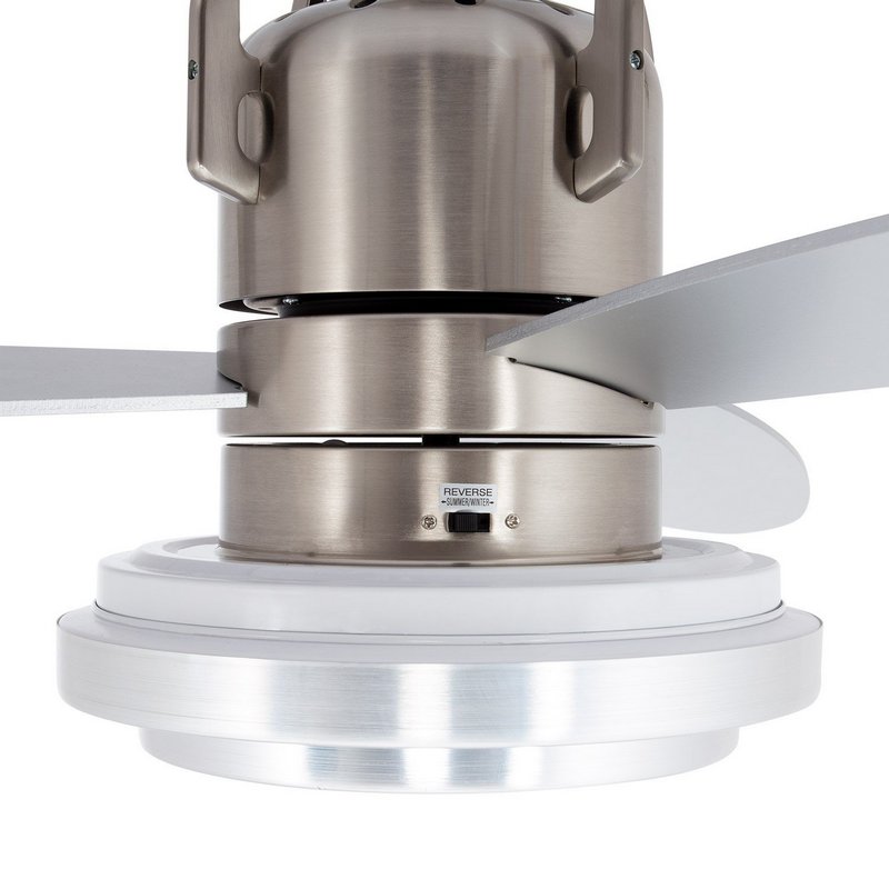 Ikohs Industrial Ventilador de Techo con Luz y Mando 65W