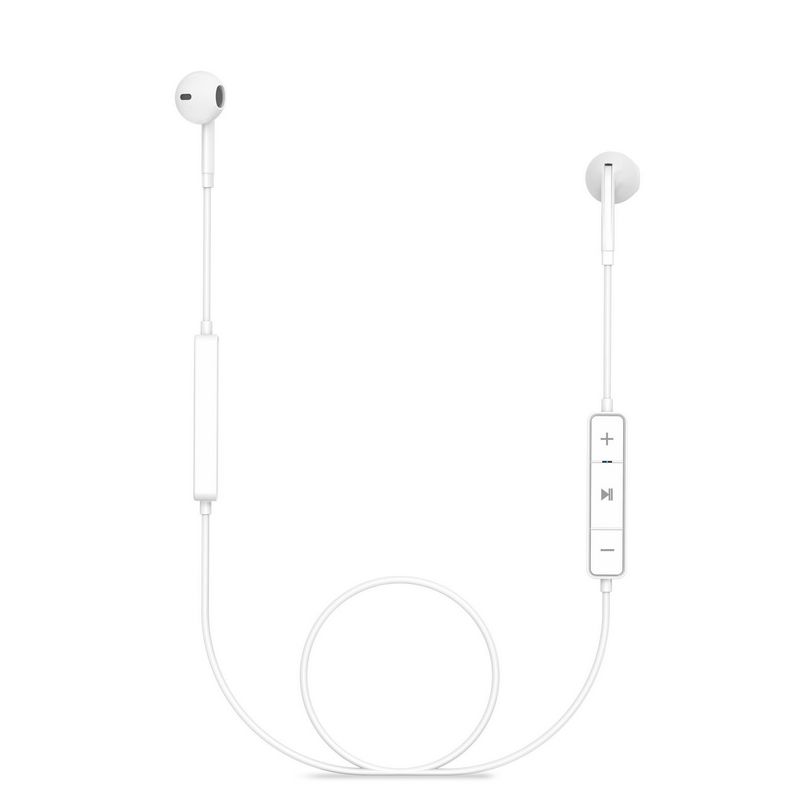 Energy Sistem Style 1 Snow Bluetooth Kopfhörer – In-Ear, 8h Akkulaufzeit, Crystal Clear Sound, USB-C, Weiß