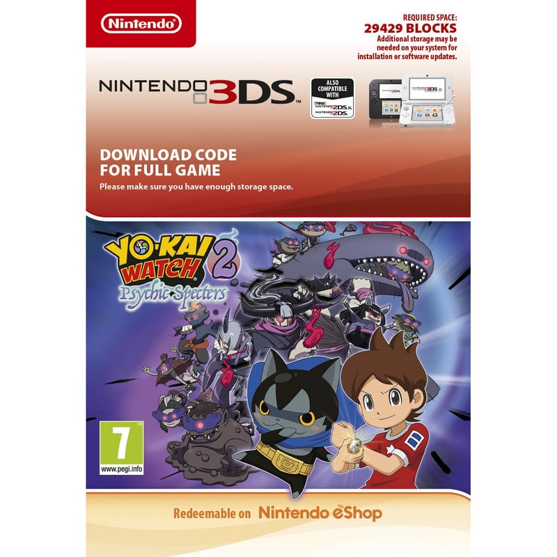 Yo-Kai Watch 2: Psychic Specters - Nintendo 3DS, Nintendo 3DS