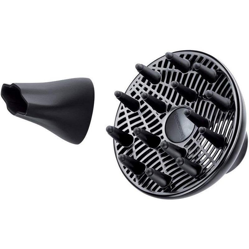 Sèche-cheveux Ionique Professionnel Remington ProLuxe AC9140 2400W 3 Températures 2 Vitesses avec Accessoires Beige Noir