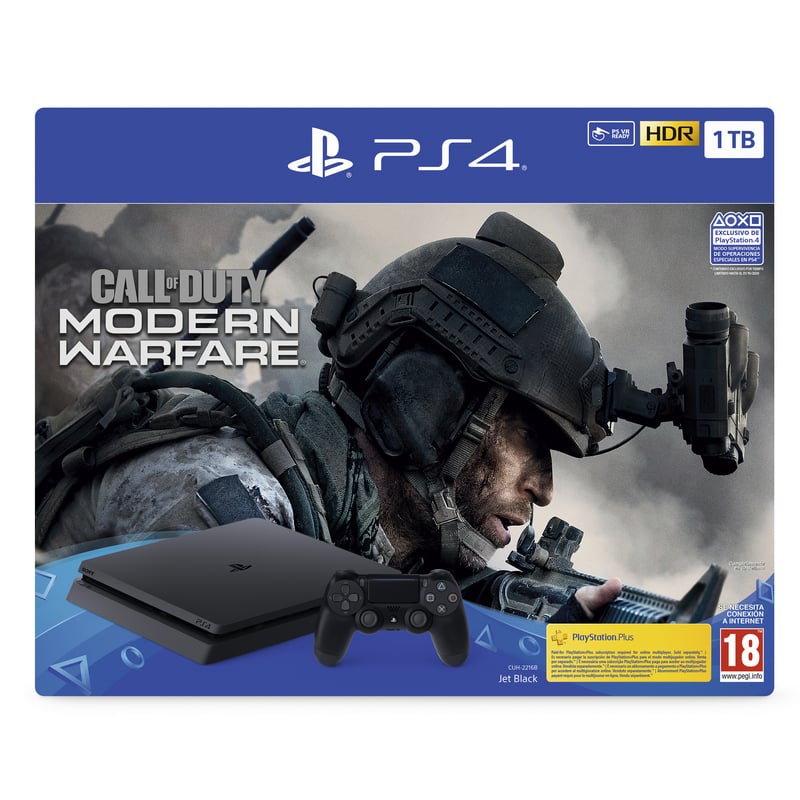 Sony PlayStation 4 Slim 1TB + pacchetto Call of Duty Modern Warfare video