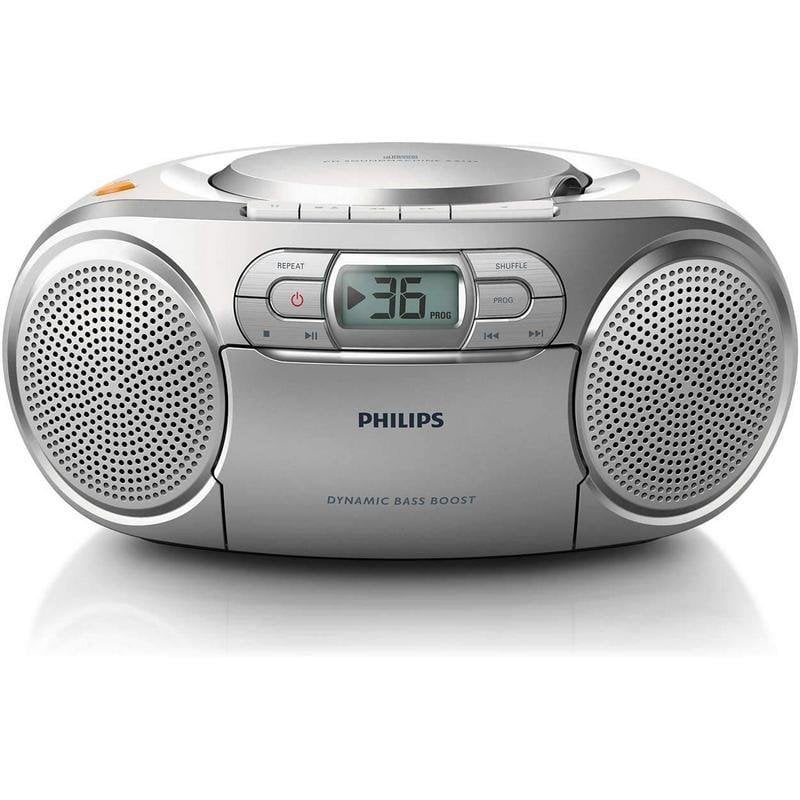 Philips CD AZ127/12 2W RMS Entrée Audio Cassette FM Portable