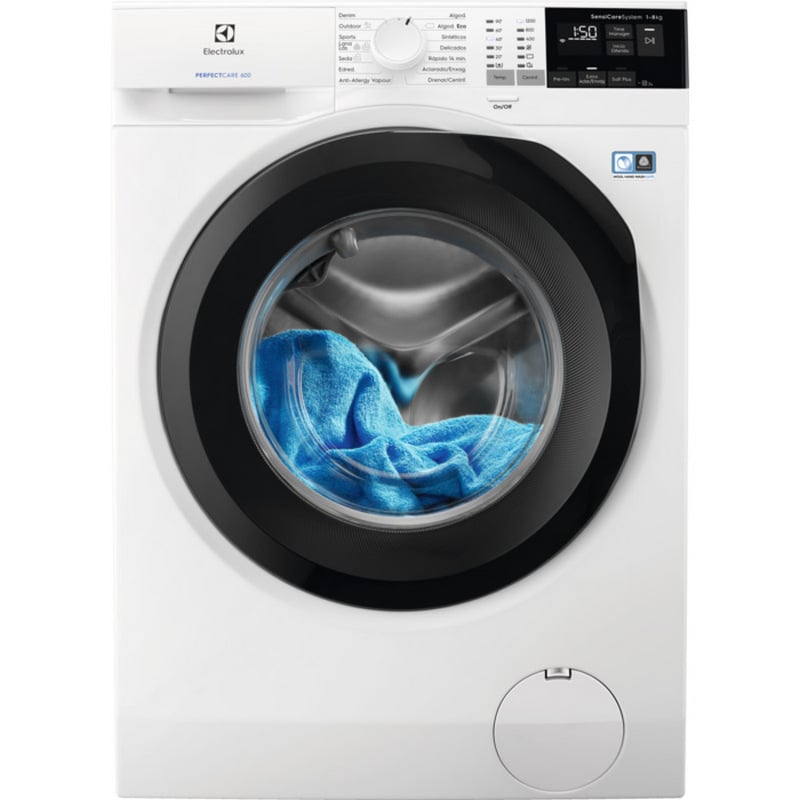 Electrolux EW6F4823BB Lavadora Carga Frontal 8Kg D Blanca video