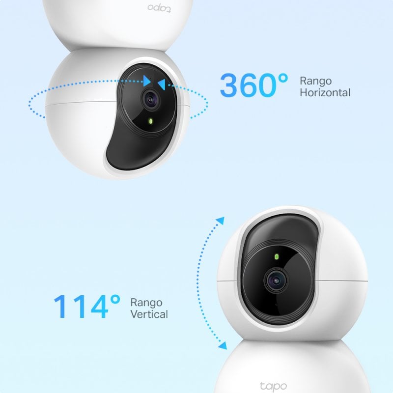 Tapo C200  Câmara de Segurança Doméstica Wi-Fi Panorâmica Pan