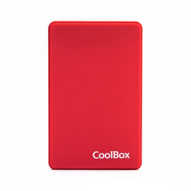 CoolBox Carcasa externa para discos duros de 2.5 Color rojo