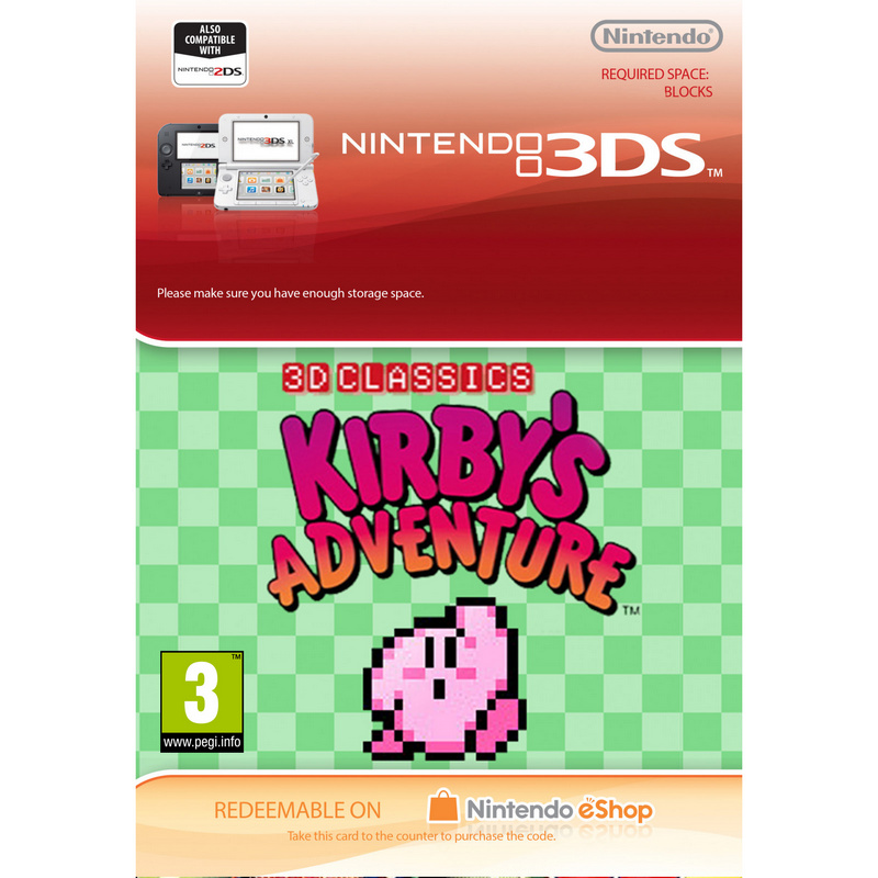 3D Classics Kirby's Adventure Nintendo 3DS Nintendo eShop | PcComponentes