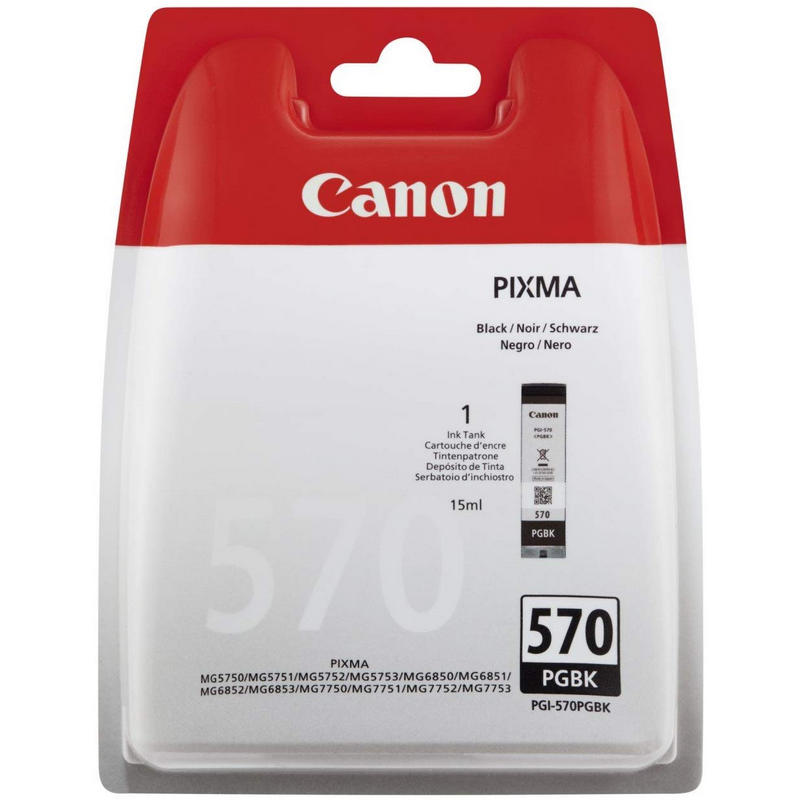 Image of Canon PGI-570PGBK cartuccia Inkjet 1 pz Originale Nero