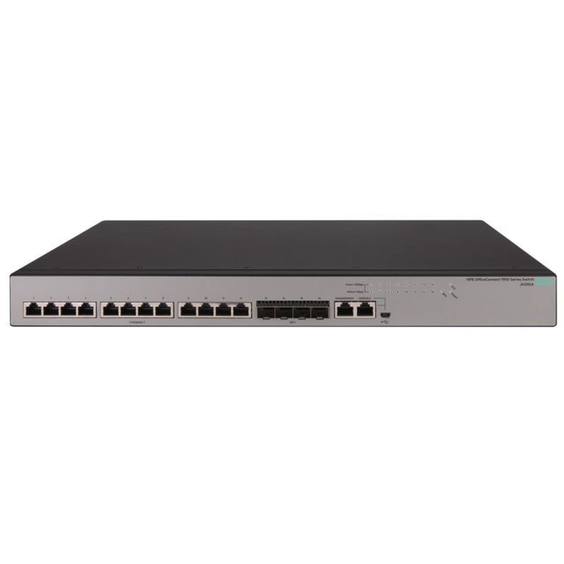 Image of HPE OfficeConnect 1950 12xGT 4SFP+ Gestito L3 10G Ethernet (100/1000/10000) 1U Grigio