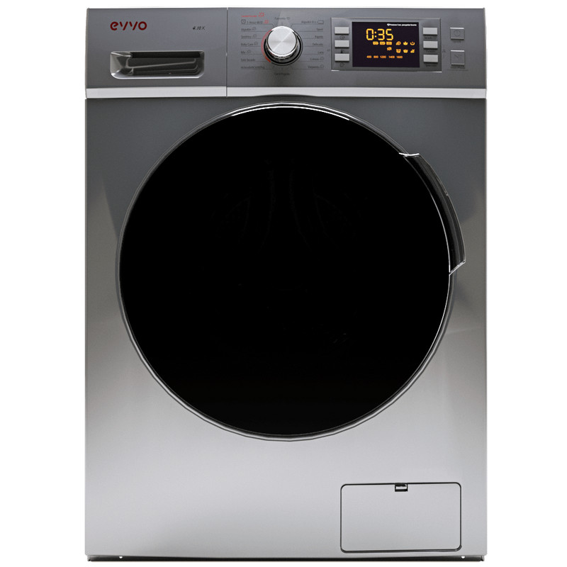 Evvo 4.10DX Lavasecadora de Carga Frontal 10Kg/7Kg A Acero Inoxidable video