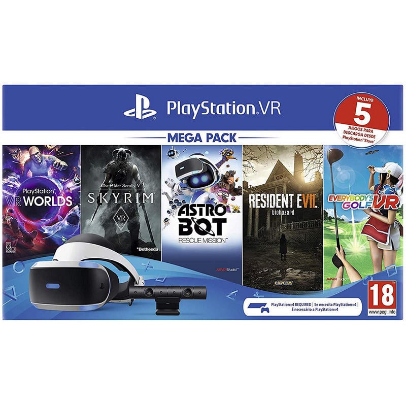 Playstation Vr Mega Pack 2 Ps Vr Camara Ps4 2 0 5 Juegos Vr Pccomponentes Com