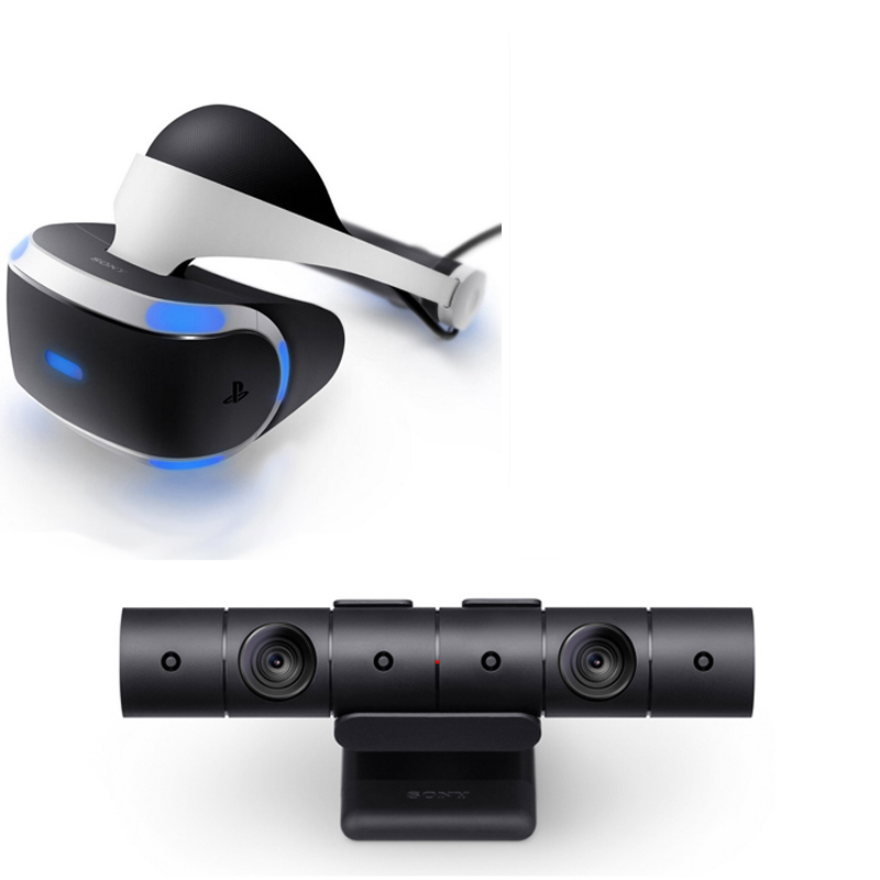 Gafas de realidad Virtual Sony VR Playstation 4 PS4 Headsets con Cámara  versión 2 y juego Astro Bot de segunda mano