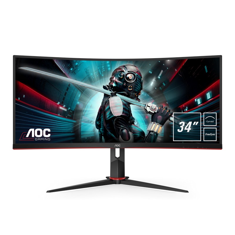 Monitor AOC CU34G2/BK de 34 pulgadas, Monitores AOC