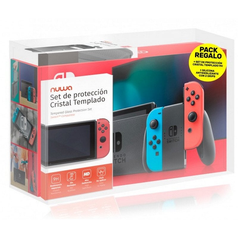 Nintendo Switch - Azul Neón/Vermelho Neón - Switch Sports + Cinta de perna  + 3 Meses Online