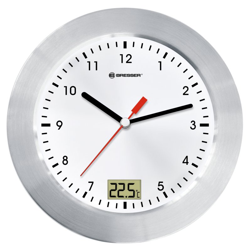 Bresser MyTime Bath Reloj de Baño con Indicador de Temperatura Blanco