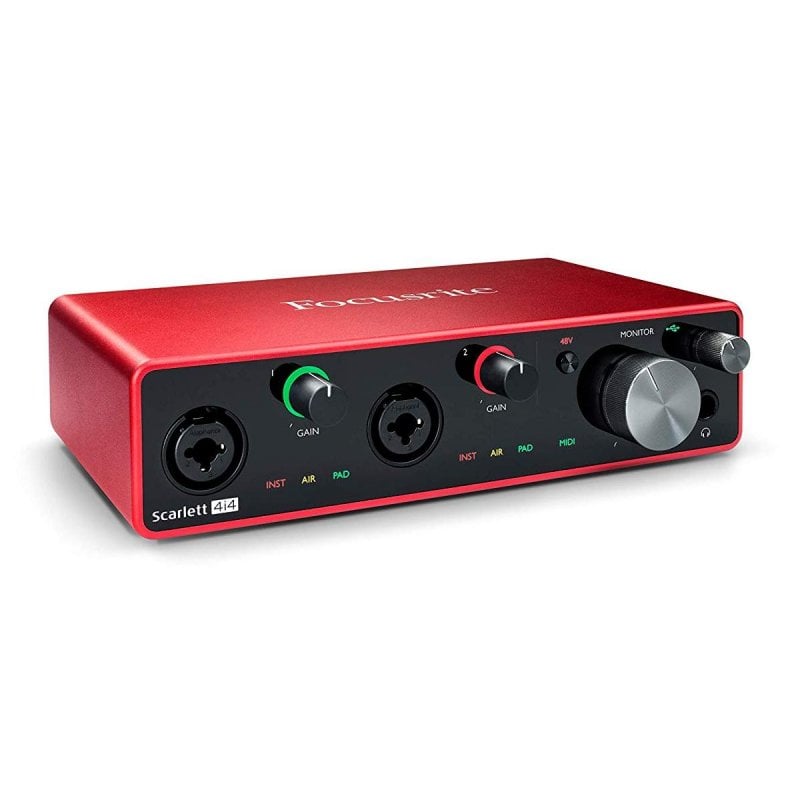 Focusrite Scarlett 4i4 3rd Gen Interfaz de Audio USB video