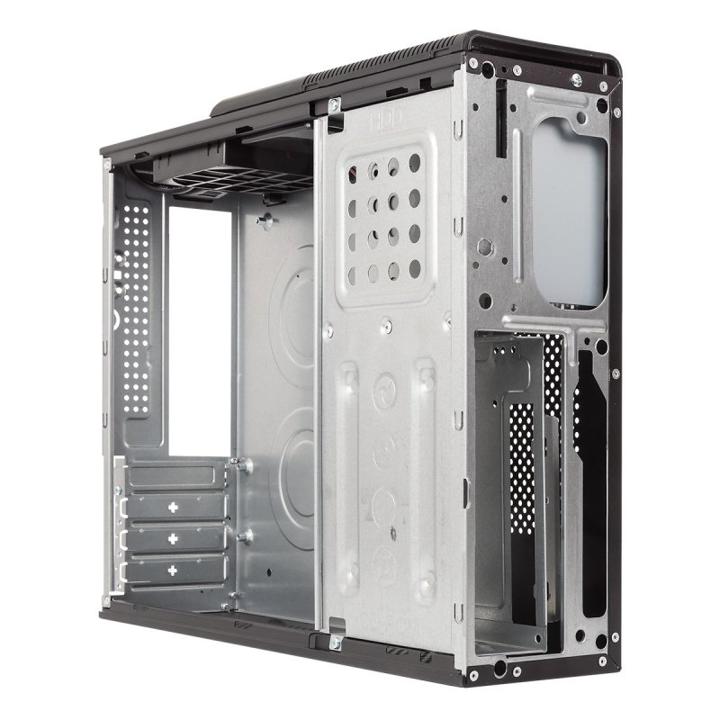 Boîtier PC Micro ATX UNYKAch NUMEN 300 Pro - Noir/rouge, 4 Ports USB, Support GPU 250 Mm | Compact Pour Bureau, Entreprise