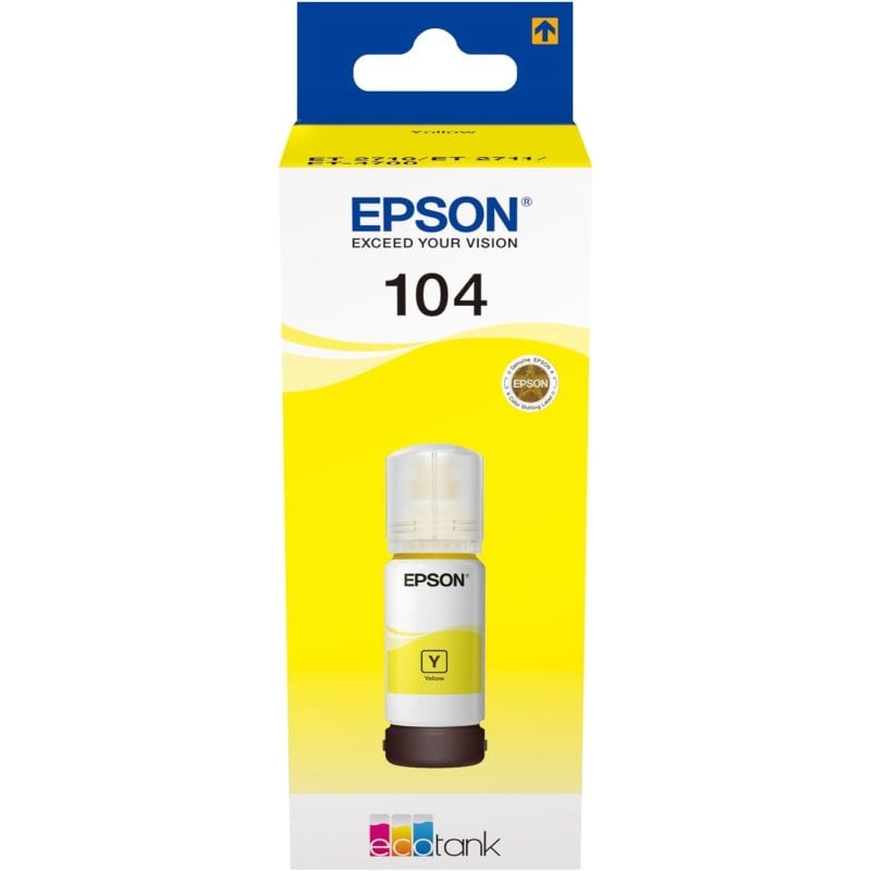 Image of Epson 104 EcoTank Giallo ink bottle