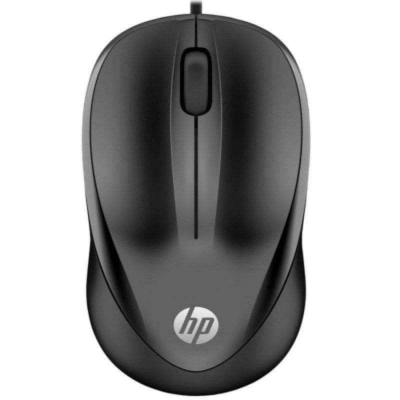 Rato HP com Fio 1200 DPI Ambidestro USB Tipo A Preto Compacto