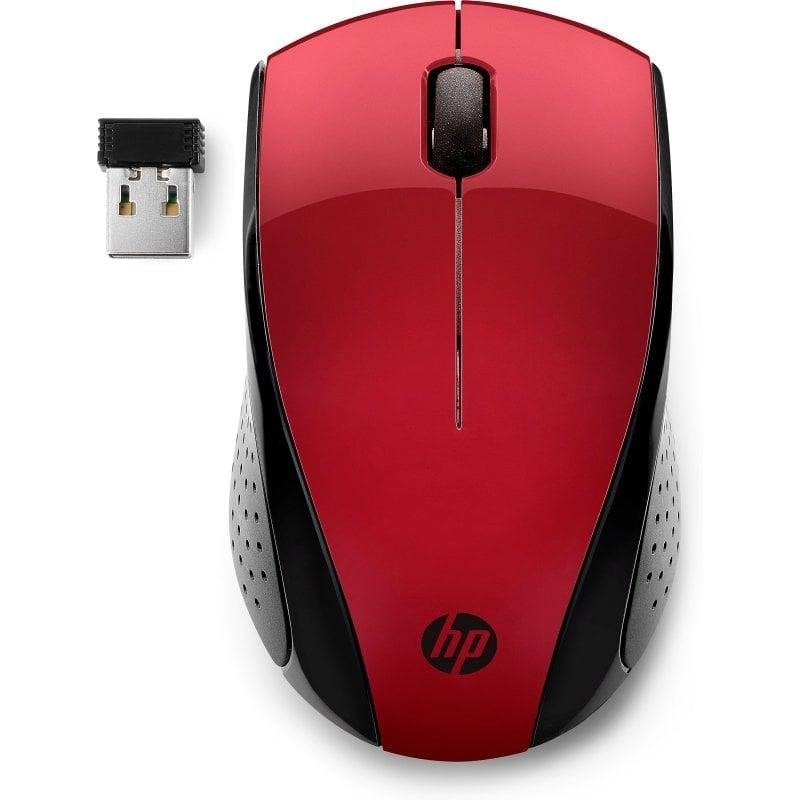 Rato HP 220 Sem Fios 1300 DPI Vermelho Ambidestro RF