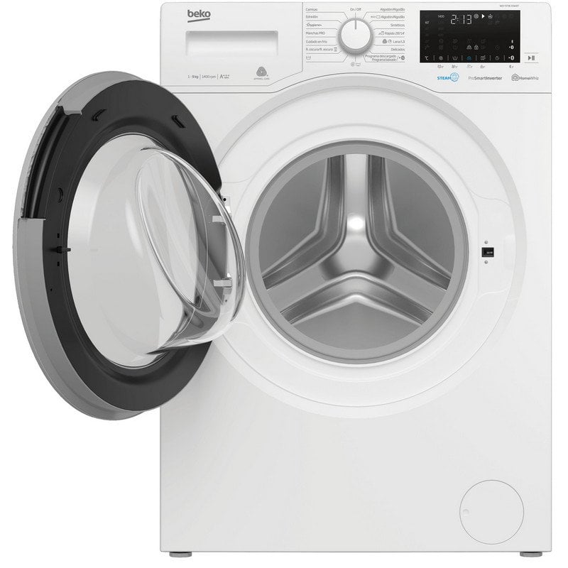 Compra ofertas de Beko WQY 9736 XSW BTR wqy 9736 xsw bt lavadora carga  frontal 9kg. a steamcure b5wft5941