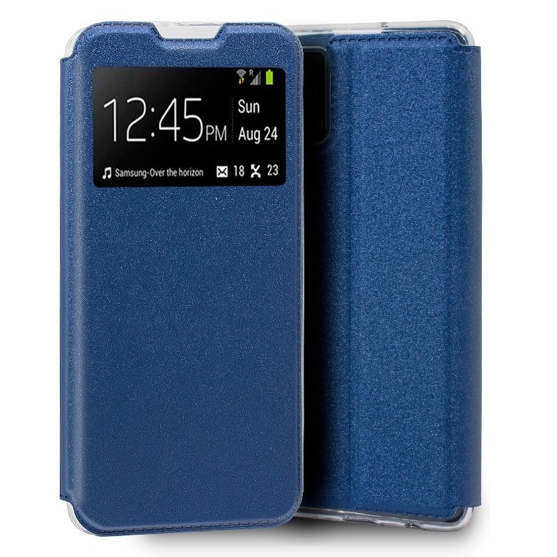 Cool Funda Flip Cover Liso Azul para Samsung Galaxy S20