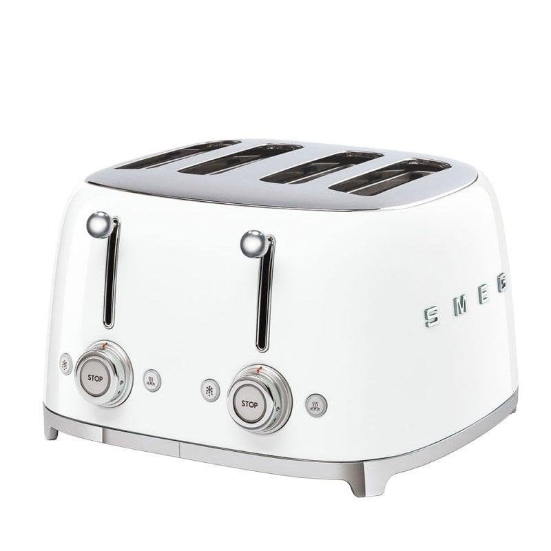 Smeg Tsf03wheu 50S Style Scheiben Toaster Größe 4 Weiß - Bild 7