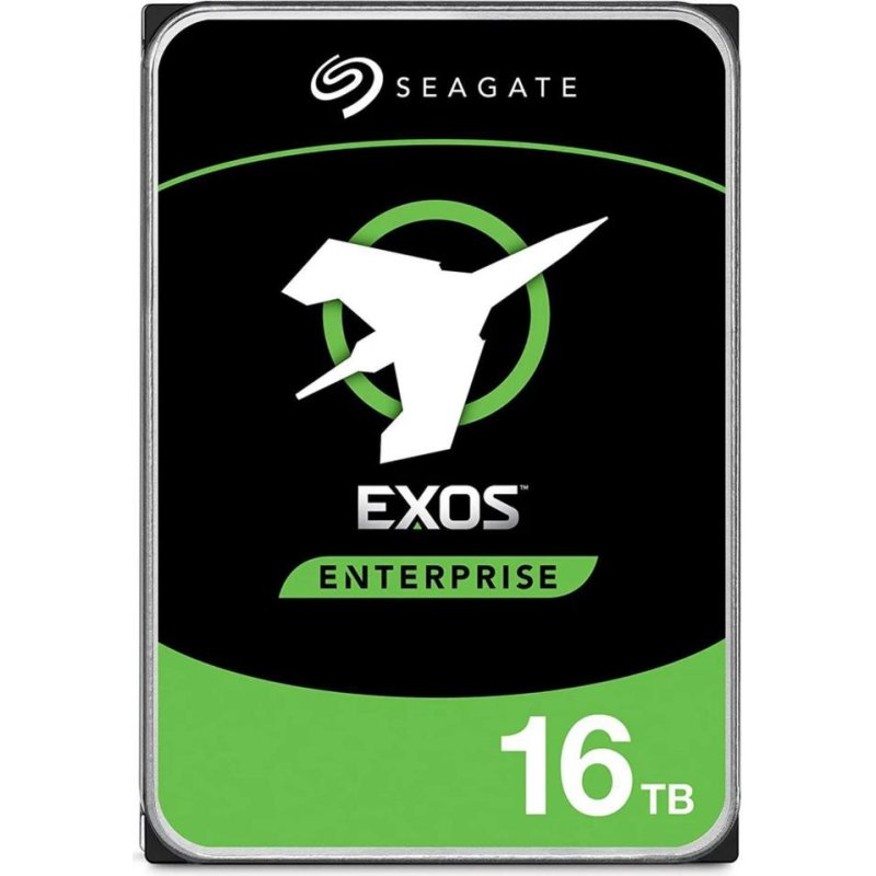 Seagate Exos X16 disque dur 16 To 7200 tr/min 256 Mo 3.5 Série ATA III Noir - vue 1