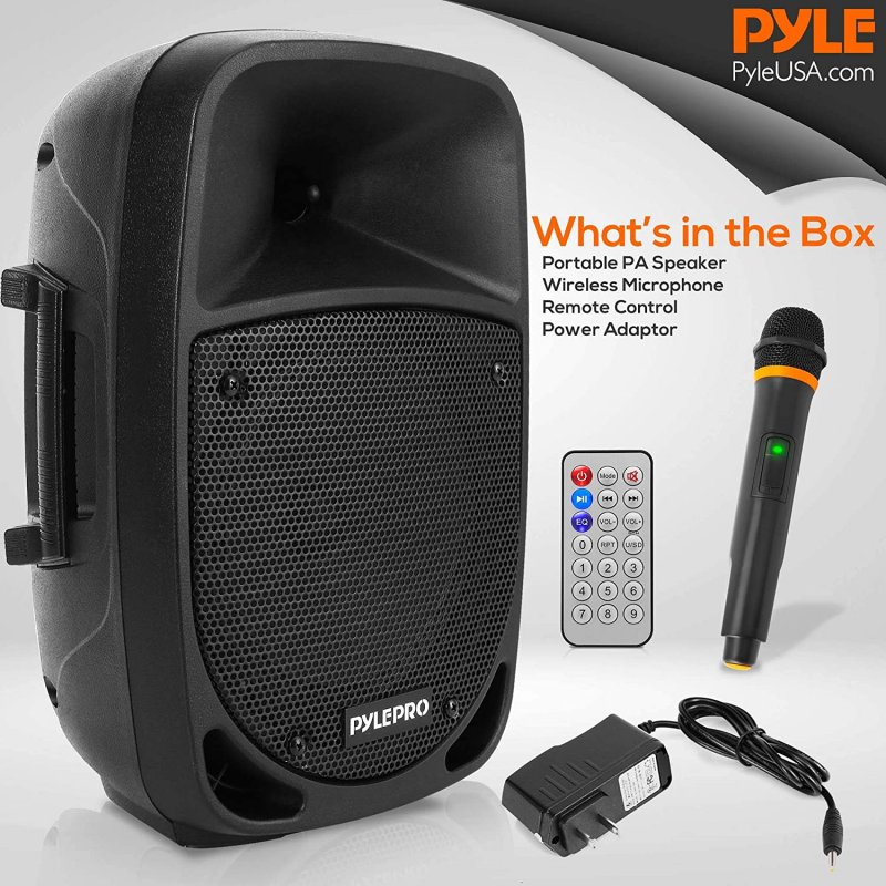 Pyle Home PSBT85A Altavoz Bluetooth con Micrófono 800W Negro ...