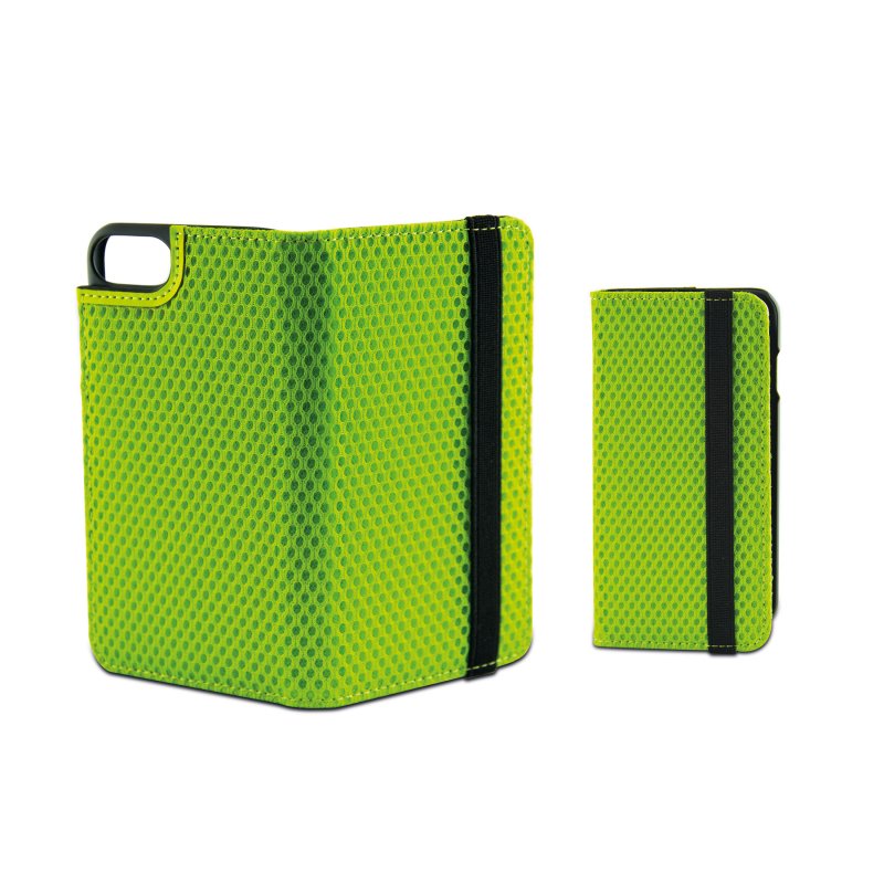 Image of Custodia sportiva Ksix Folio con elastico verde per iPhone 7/8/SE 2020