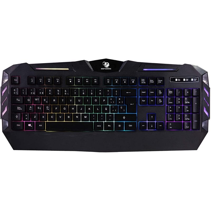 Silencieux Ergonomie Claviers Rétroéclairé RGB Led Gaming Réglage