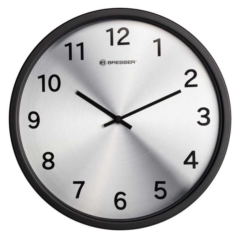 Bresser MyTime Silver Reloj de Pared Plata/Negro | PcComponentes.com