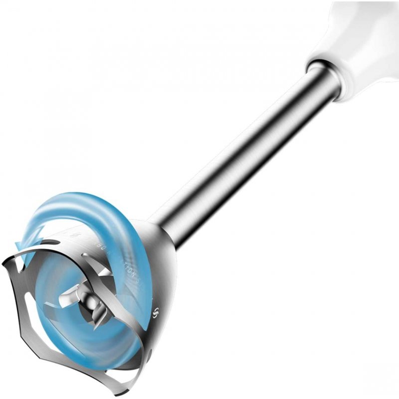 Taurus - Frullatore a immersione 1200 W | 20 velocità regolabili | Turbo | 2 lame in acciaio inox | Bicchiere dosatore 500 ml | Tritatutto 350 ml | Lavabile in lavastoviglie | Impugnatura soft-touch