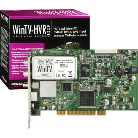 Hauppauge WinTV HVR-4000 - DVB-S2 / DVB-T receiver /analog TV / radio tuner /PCI (indirimde)