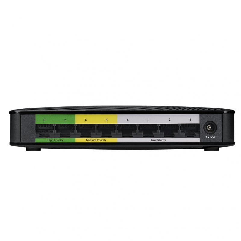 Zyxel GS-108S v2 Switch 8 Puertos Gigabit Ethernet | PcComponentes.com