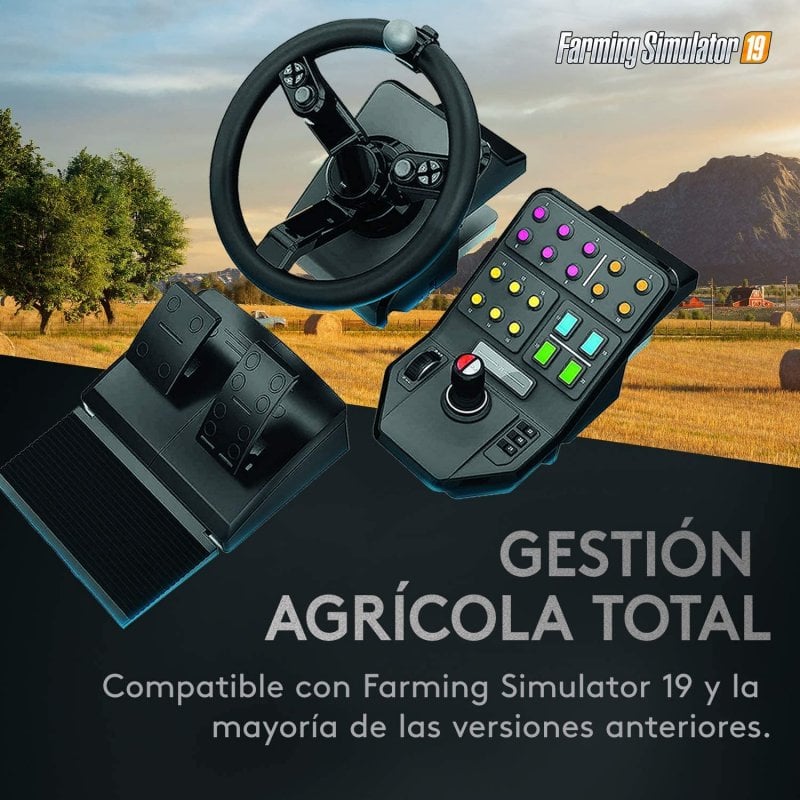 Volant G saitek + panel farming simulator