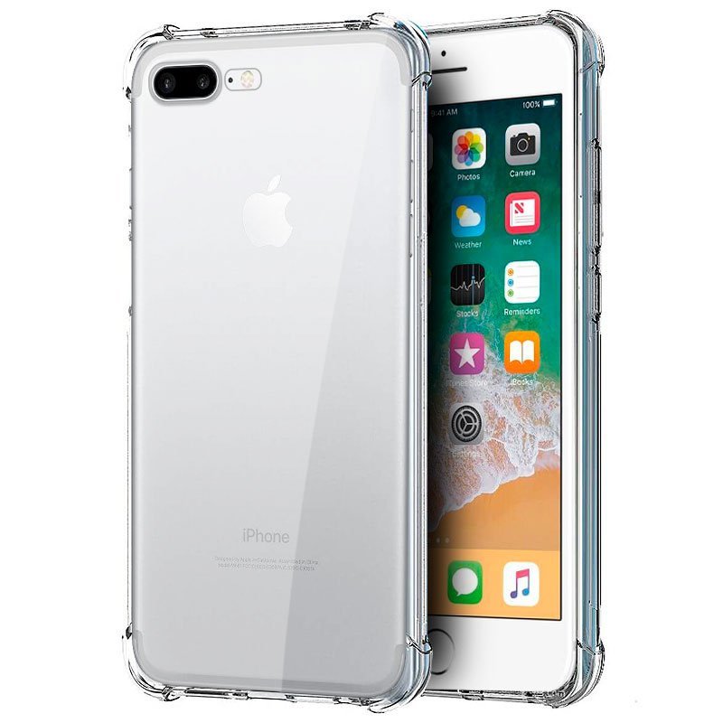 Coque Transparente Anti-choc Pour IPhone 7 Plus / 8 Plus - Protection Renforcée Aux Angles - Design élégant