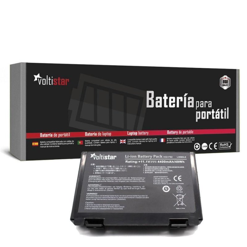 Image of Batteria Voltistar per Asus P50/P81/K70/X65/X70/X5D/X5E/X5C/X5J/X8B/X8D/K40IJ/K40IN cod079