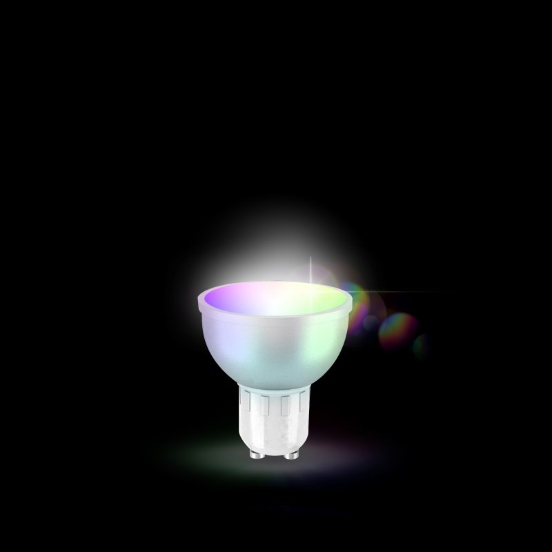 Unotec Bombilla LED WiFi 5W RGB GU10 Compatible con Alexa y Google