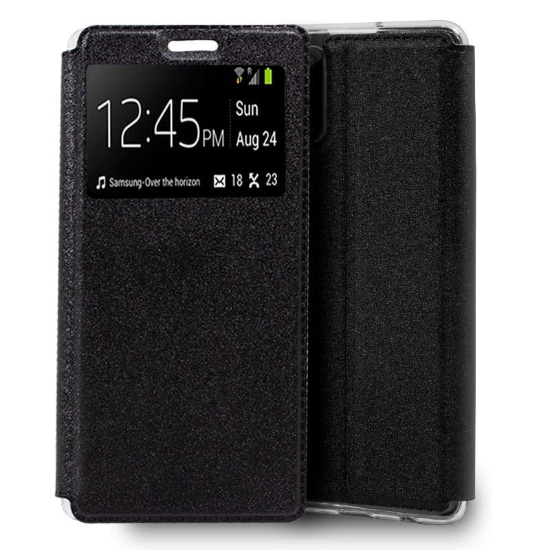 Image of Custodia Flip Cover nera liscia e fantastica per Samsung Galaxy Note 20