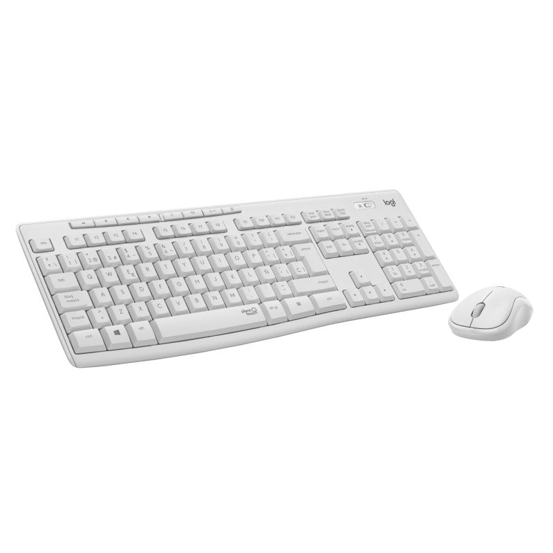 Logitech MK295 Ensemble clavier + souris sans fil Blanc brut