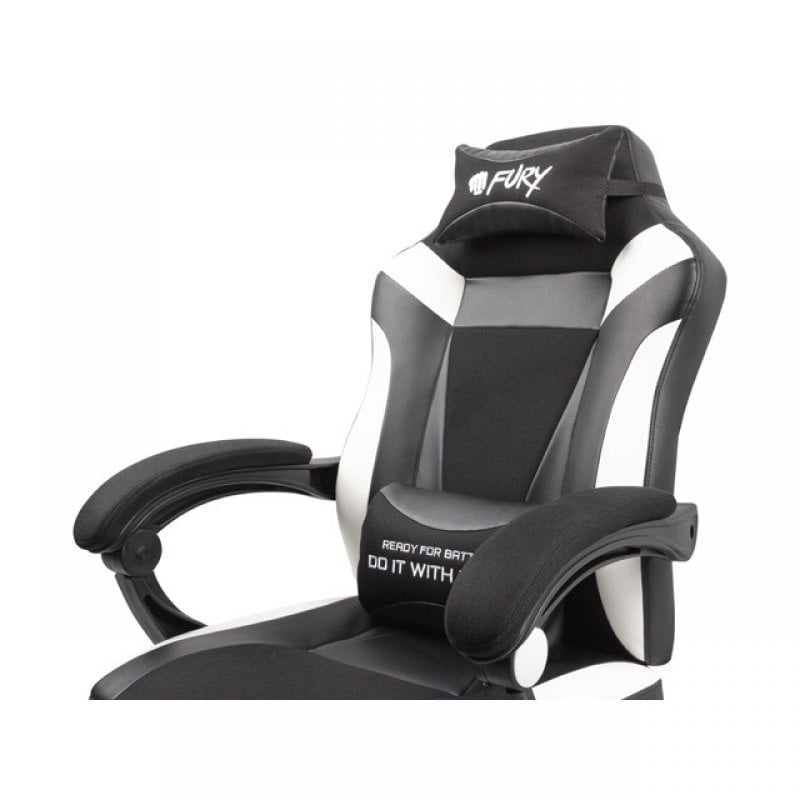 Fury Avenger M Plus Silla Gaming Blanca/Negra | PcComponentes.com