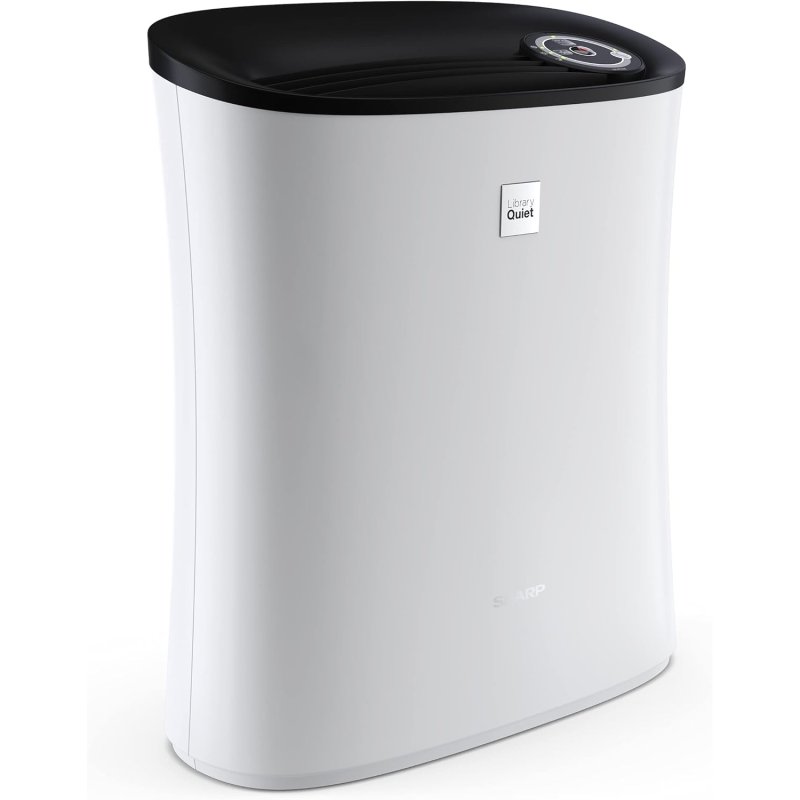 Purificateur D'Air Sharp UA-PE30E-WB - Pour Pièces Jusqu'à 21 M² - Filtre HEPA Et Préfiltre - Très Silencieux (25 DB) - Design Compact
