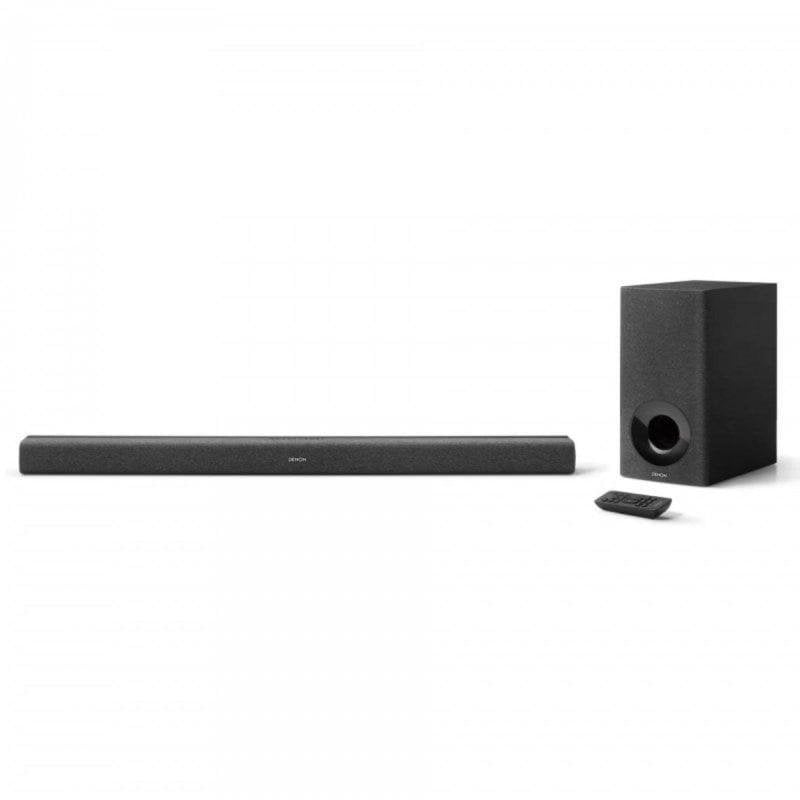 Barra Audio Denon DHT-S416 2.1 120W Bluetooth WiFi Chromecast Dolby Digital Nera